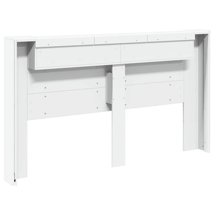 Testata con Mobile e LED Bianco 180 x 16,5 x 103,5 cm | homemem39
