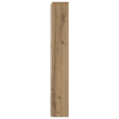 Testata con Mobile e LED Rovere Artigianale Legno multistrato | homemem39