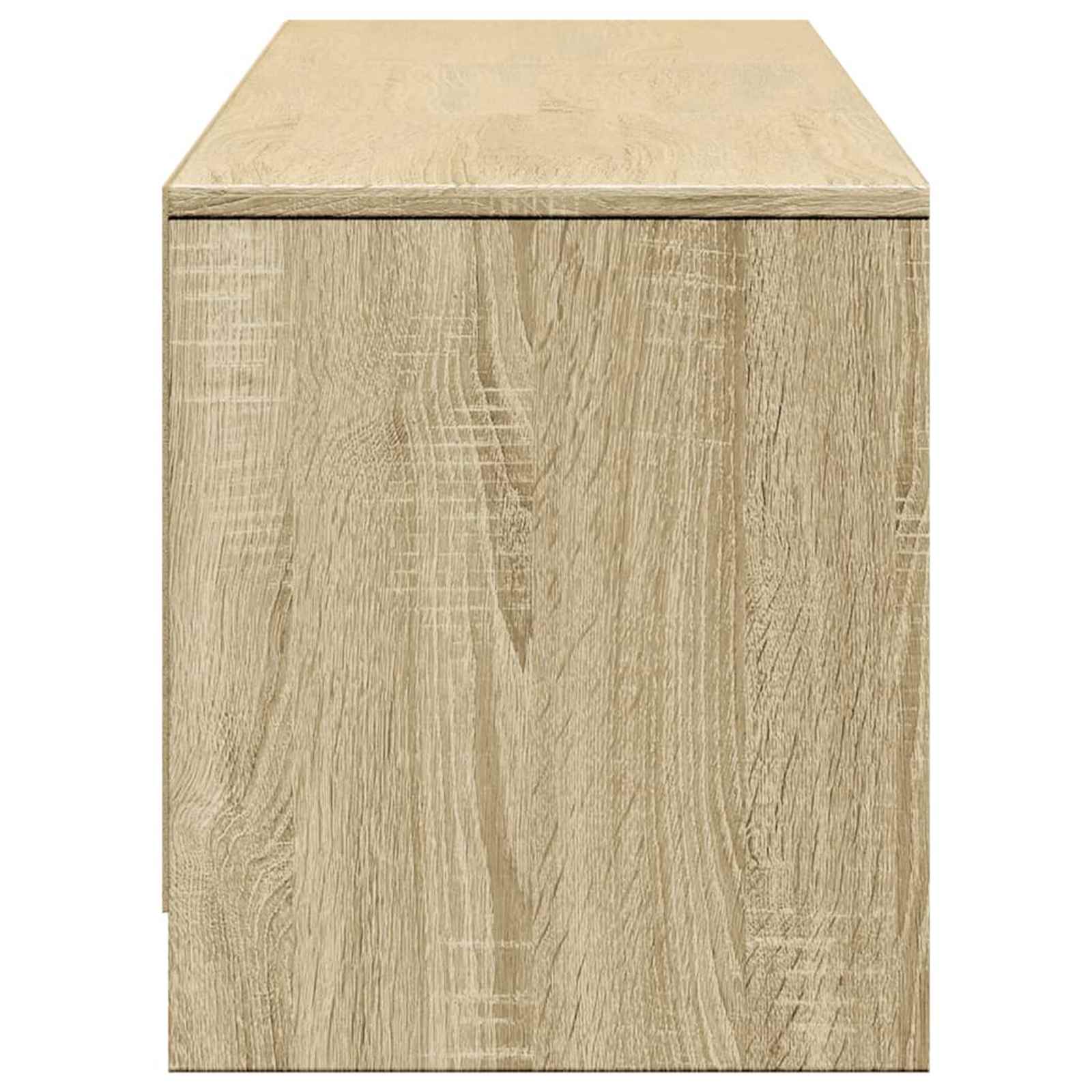 Mobile TV con led Sonoma 165 x 34 x 40 cm Legno multistrato | homemem39