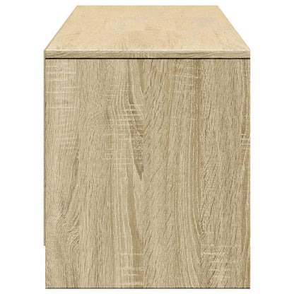 Mobile TV con led Sonoma 165 x 34 x 40 cm Legno multistrato | homemem39
