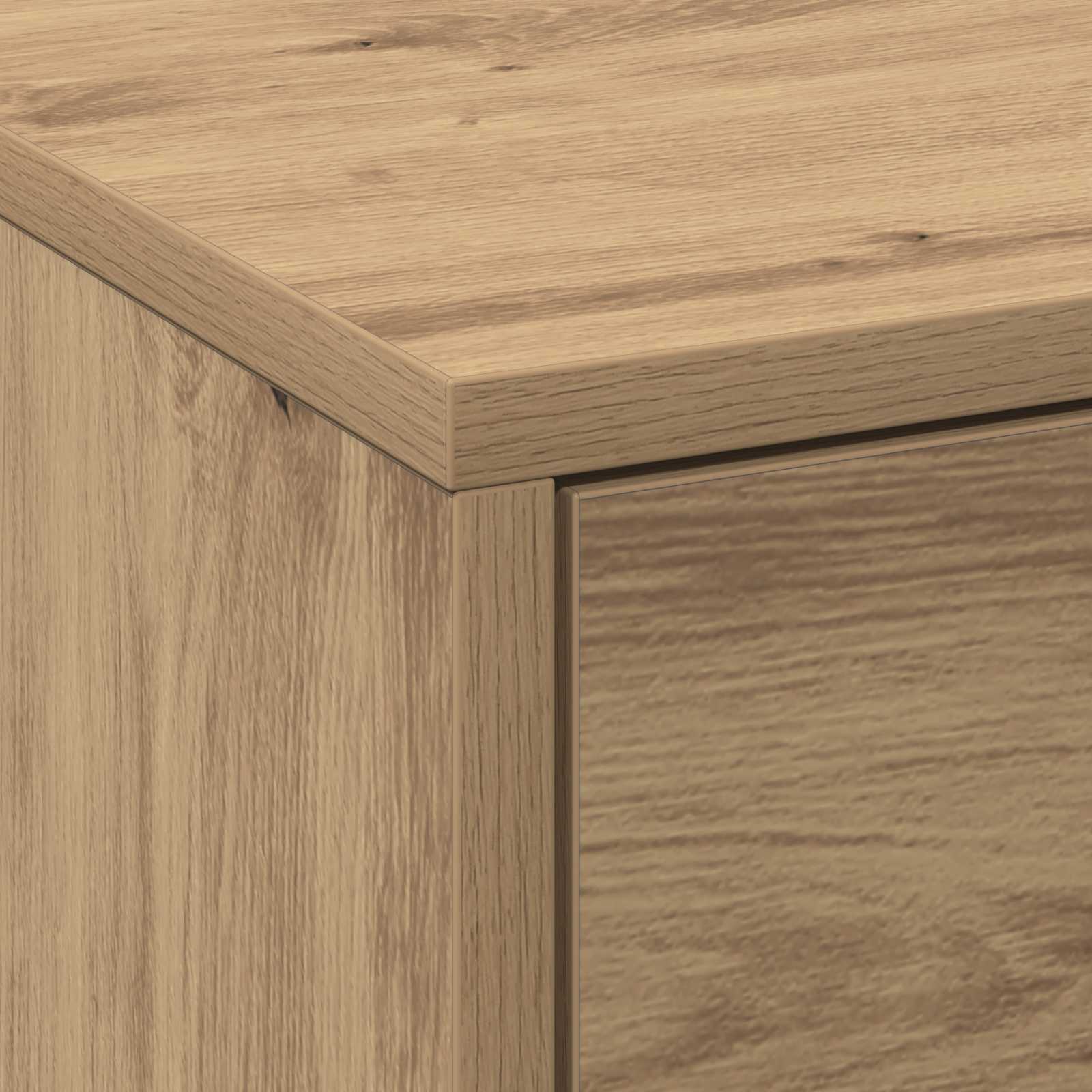 Mobile TV Rovere artigianale 165 x 34 x 40 cm Legno multistrato | homemem39