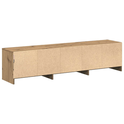 Mobile TV Rovere artigianale 165 x 34 x 40 cm Legno multistrato | homemem39