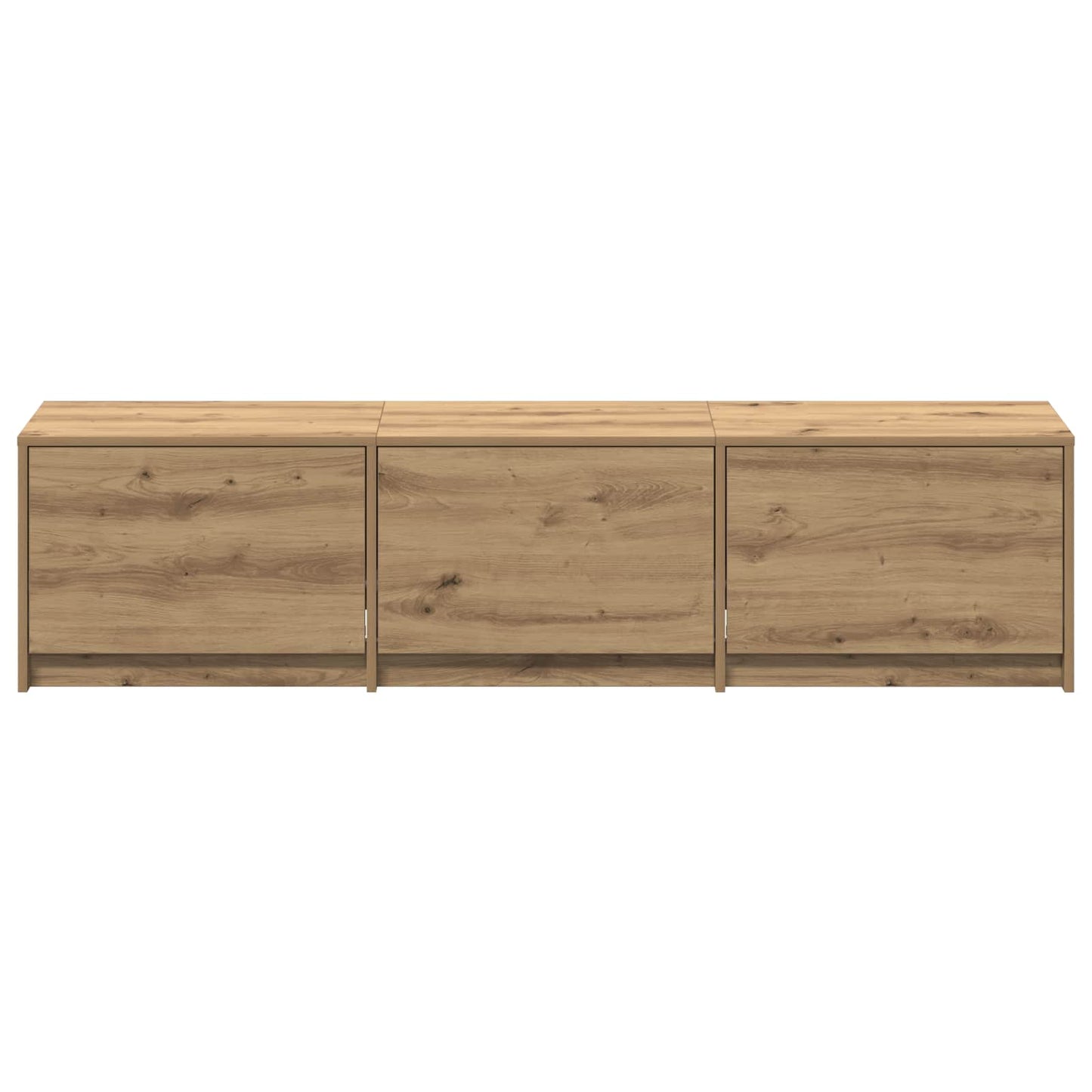 Mobile TV Rovere artigianale 165 x 34 x 40 cm Legno multistrato | homemem39