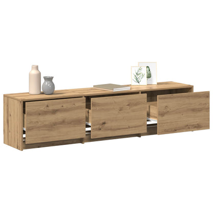 Mobile TV Rovere artigianale 165 x 34 x 40 cm Legno multistrato