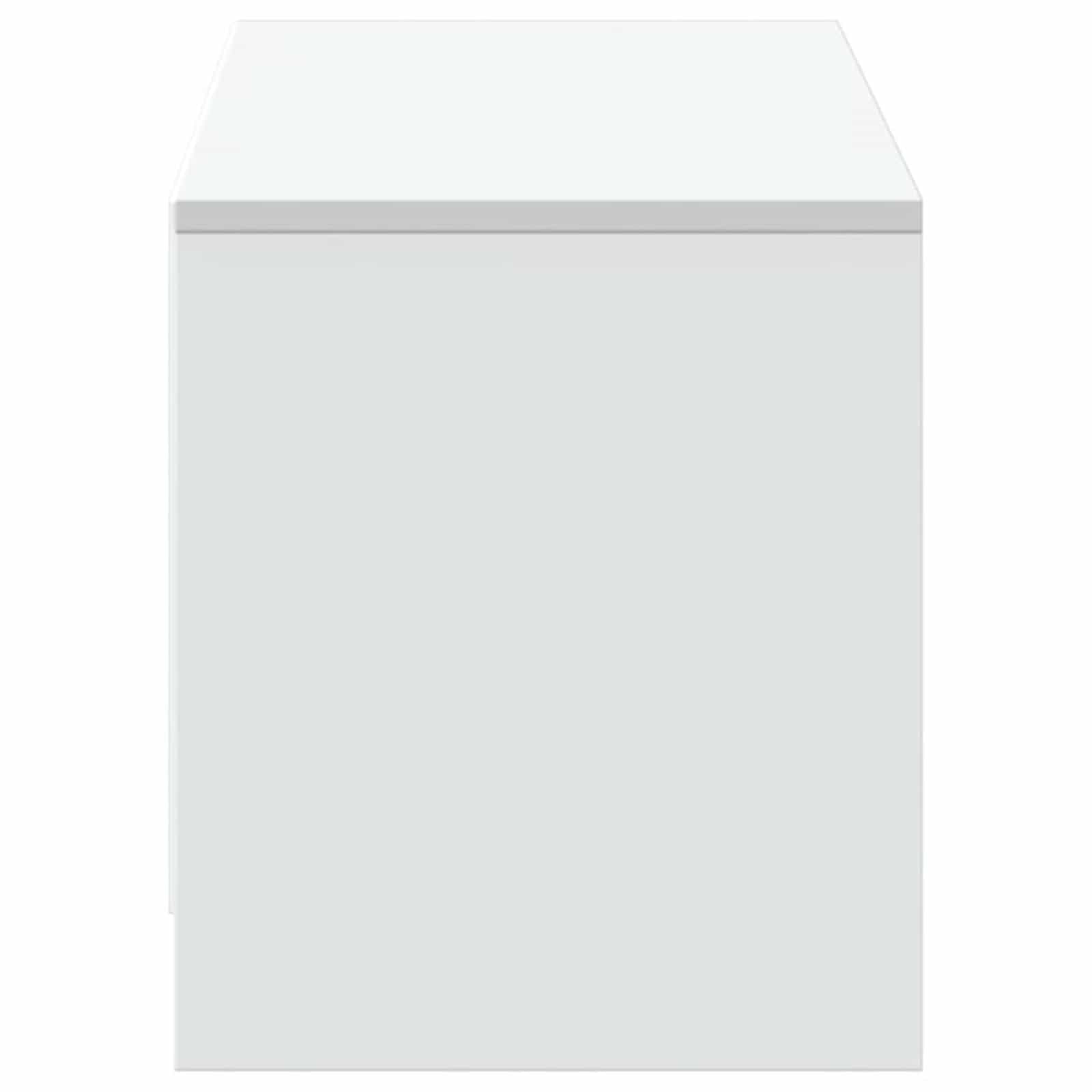 Mobile TV con led Bianco 140 x 34 x 40 cm Legno multistrato | homemem39