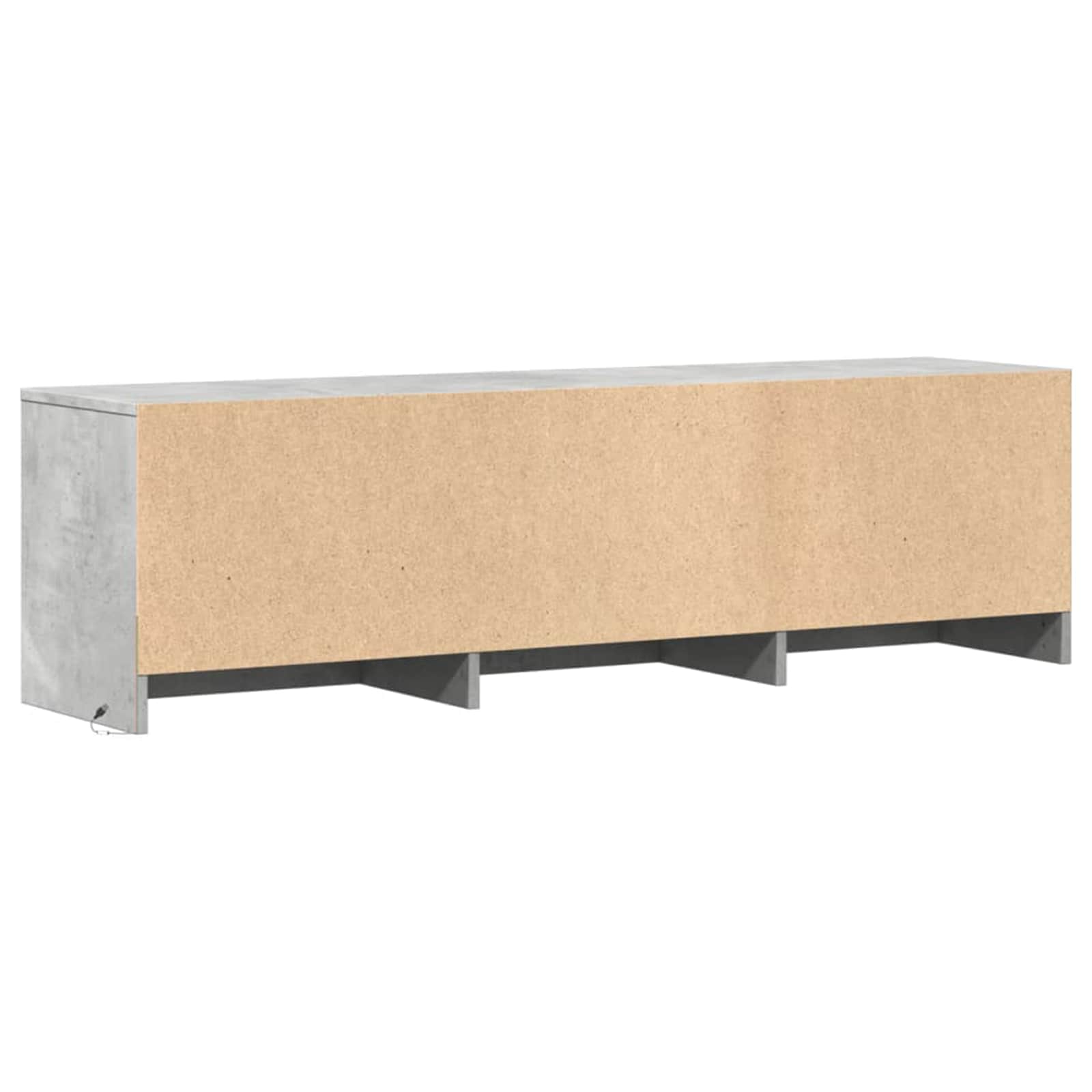 Mobile TV Calcestruzzo 140 x 34 x 40 cm Legno multistrato | homemem39