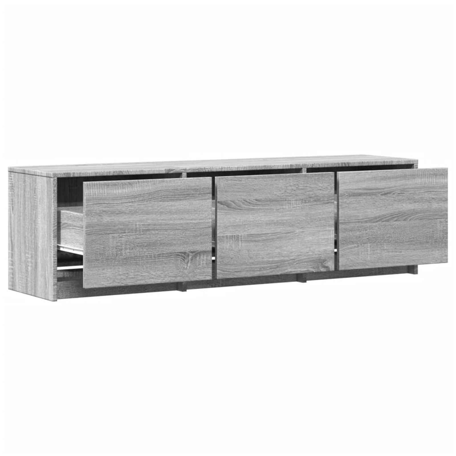 Mobile TV Grigio Sonoma 140 x 34 x 40 cm Legno multistrato | homemem39