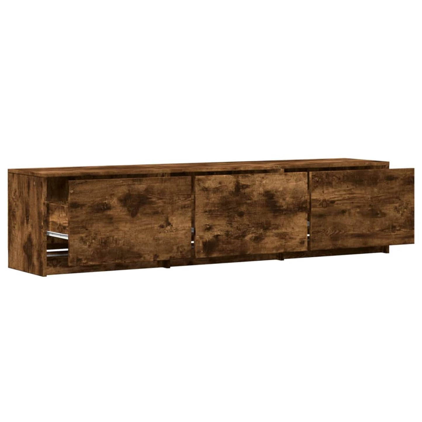 Mobile TV Rovere fumé 165 x 34 x 40 cm Legno multistrato | homemem39