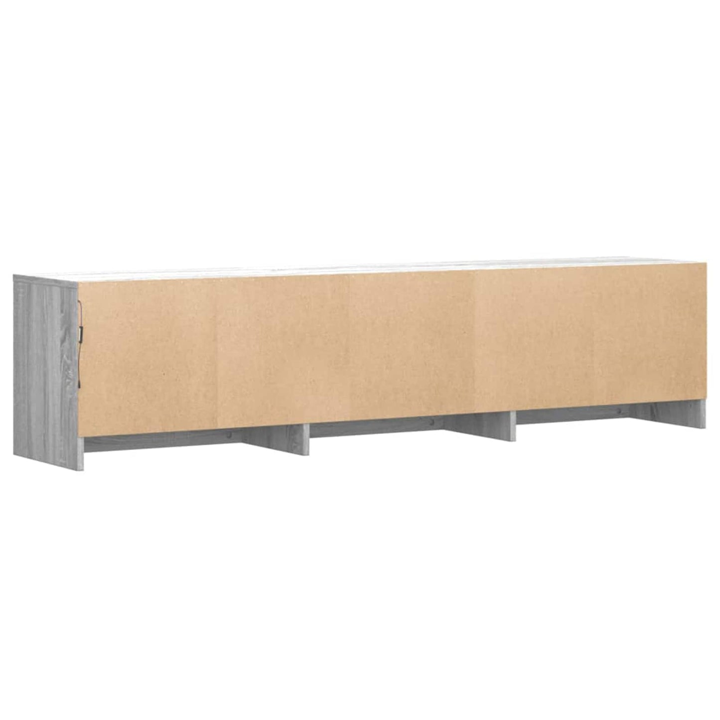 Mobile TV Grigio Sonoma 165 x 34 x 40 cm Legno multistrato | homemem39