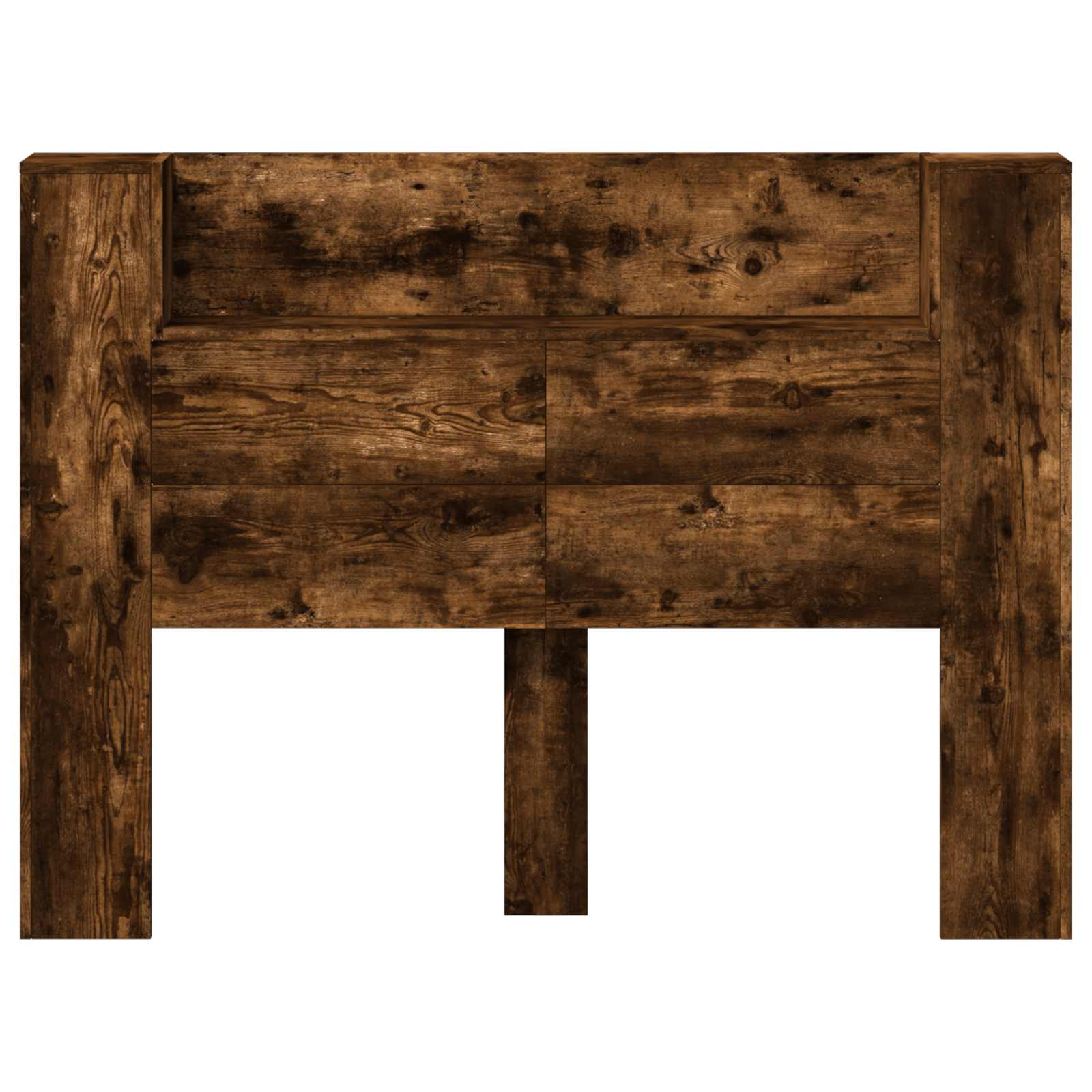 Testata con Mobile e LED Quercia Affumicata Legno multistrato | homemem39