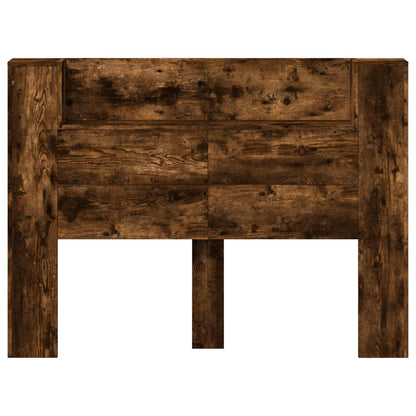 Testata con Mobile e LED Quercia Affumicata Legno multistrato | homemem39