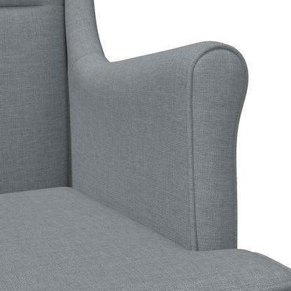 poltrona Grigio chiaro Tessuto | homemem39