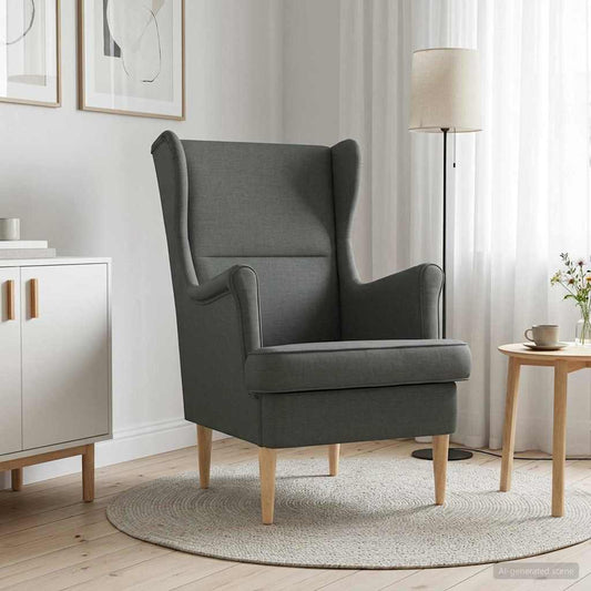 poltrona Grigio scuro Tessuto