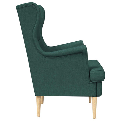 poltrona Verde Scuro Tessuto