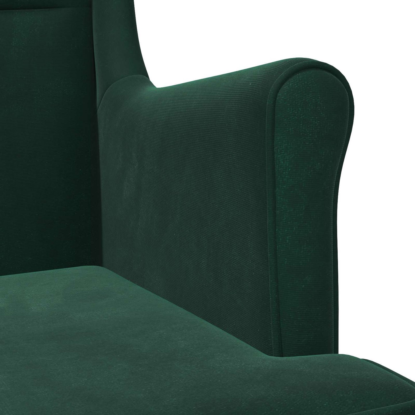 Poltrona Verde Scuro Velluto | homemem39