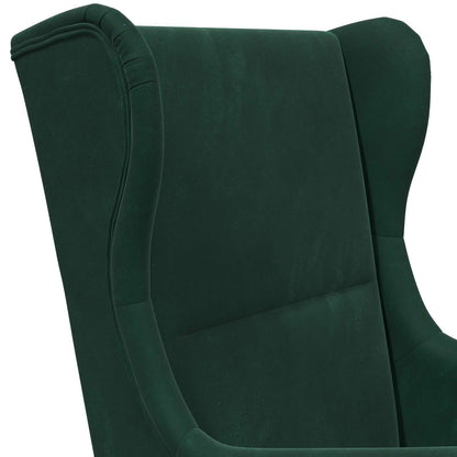 Poltrona Verde Scuro Velluto | homemem39