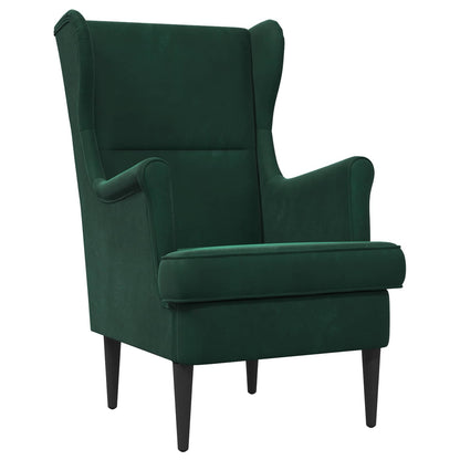 Poltrona Verde Scuro Velluto