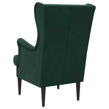 Poltrona Verde Scuro Velluto | homemem39
