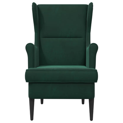 Poltrona Verde Scuro Velluto | homemem39