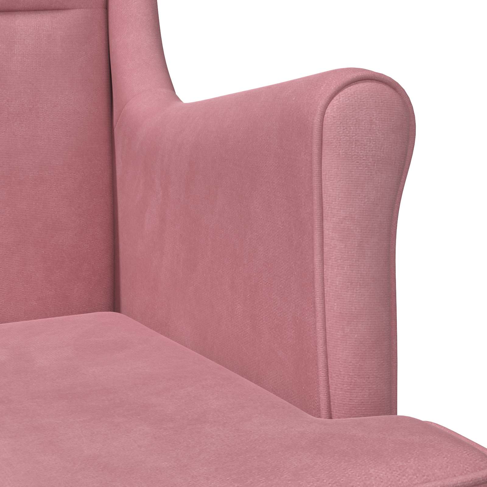 Poltrona Rosa Velluto | homemem39