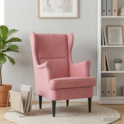 Poltrona Rosa Velluto