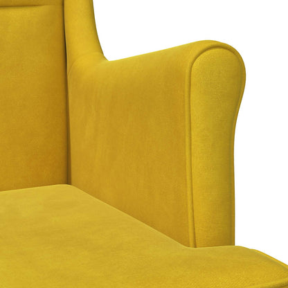 Poltrona Giallo Velluto | homemem39