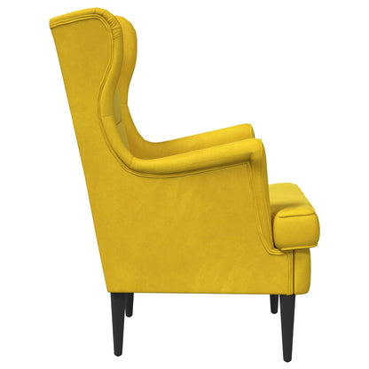 Poltrona Giallo Velluto | homemem39
