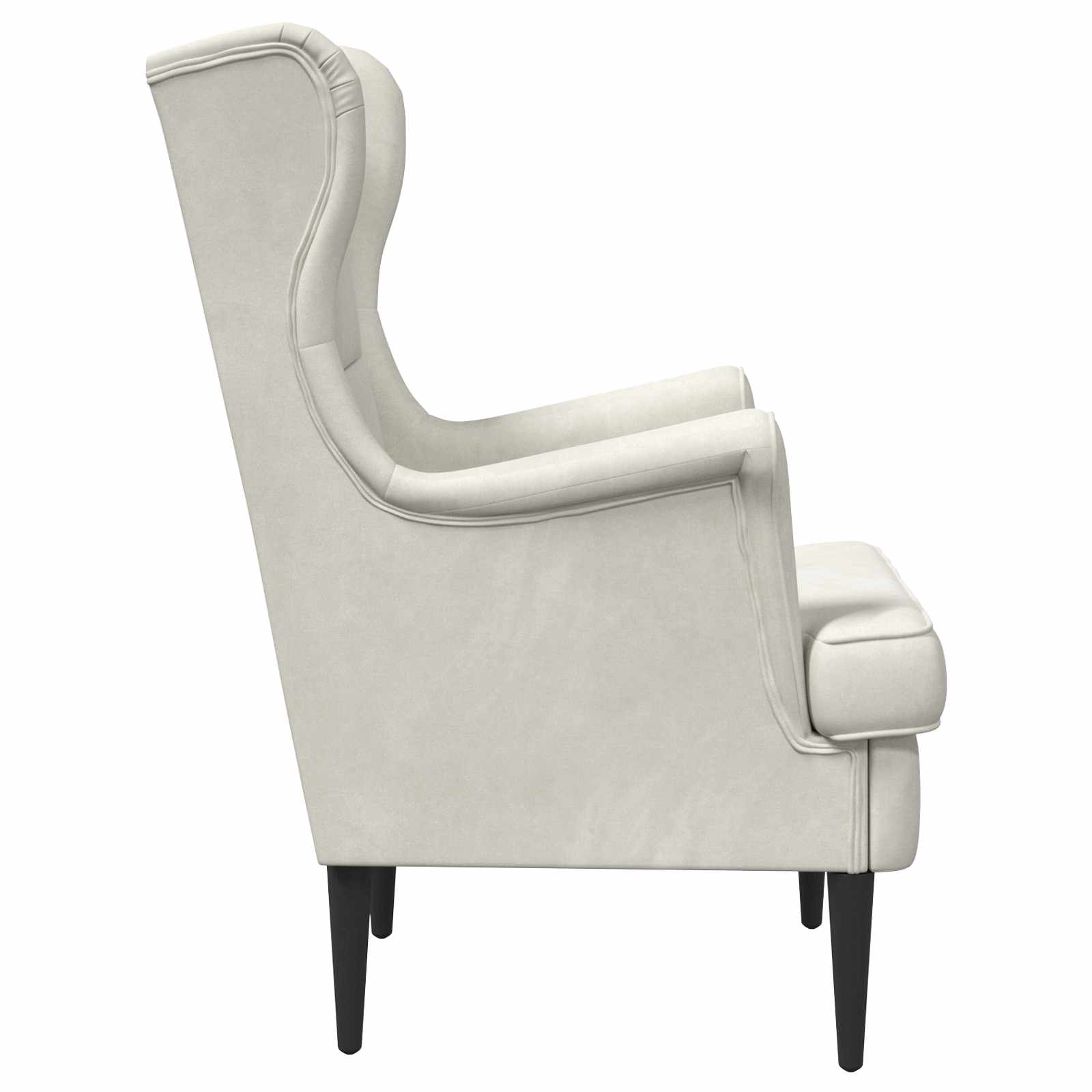 Poltrona Crema Velluto | homemem39