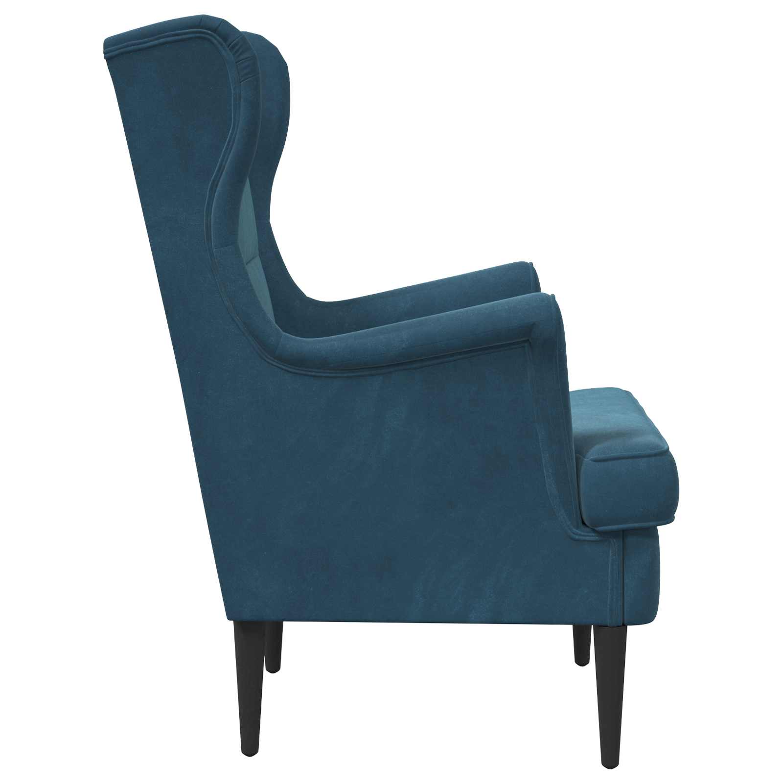 Poltrona Blu Velluto | homemem39