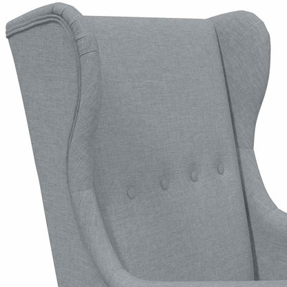 poltrona Grigio chiaro Tessuto | homemem39