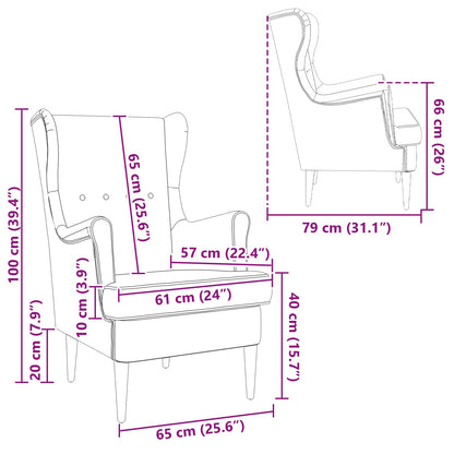 poltrona Grigio chiaro Tessuto | homemem39