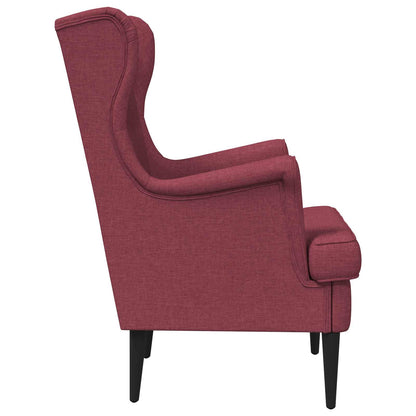 Poltrona Rosso Vino Tessuto
