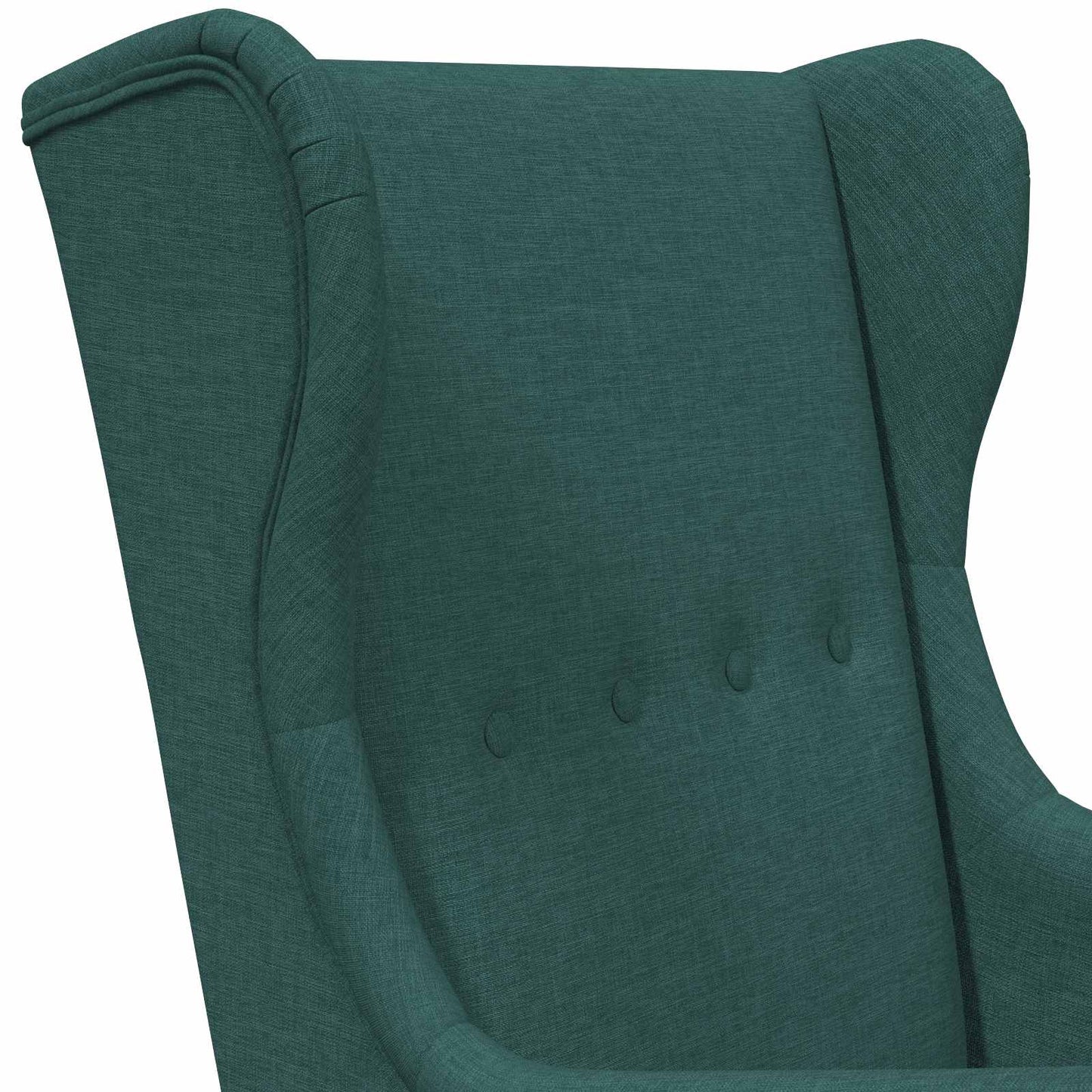 Poltrona Verde Scuro Tessuto