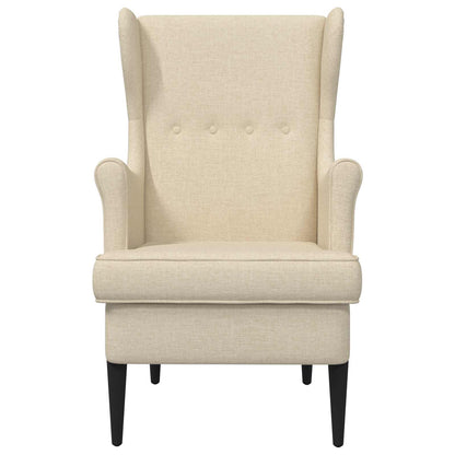 Poltrona Crema Tessuto