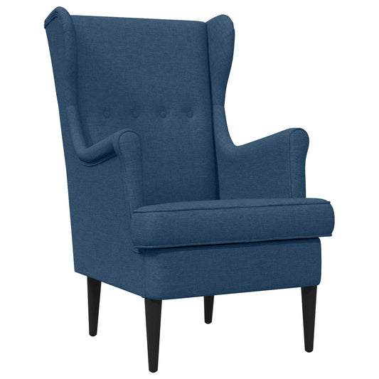 Poltrona Blu Tessuto