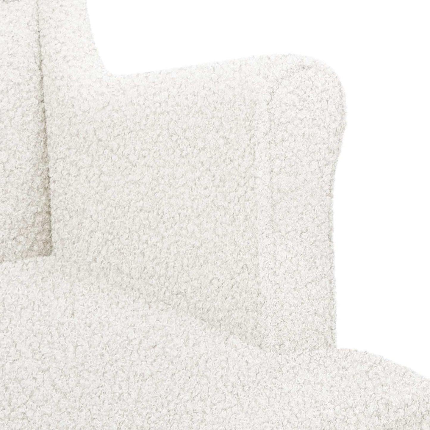 Poltrona Crema Bouclé