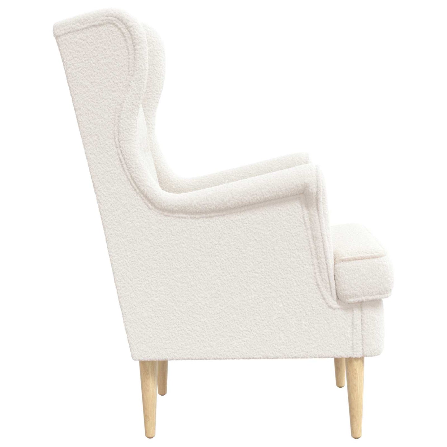 Poltrona Crema Bouclé