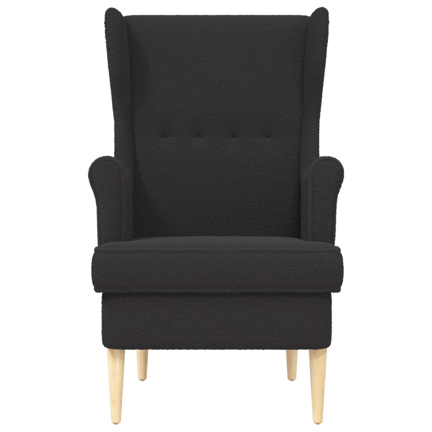 Poltrona Nero Bouclé
