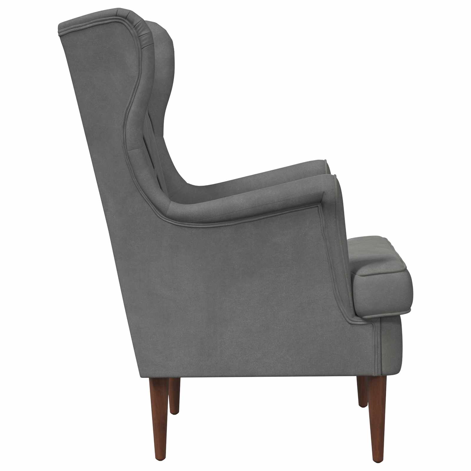 poltrona Grigio scuro Velluto | homemem39