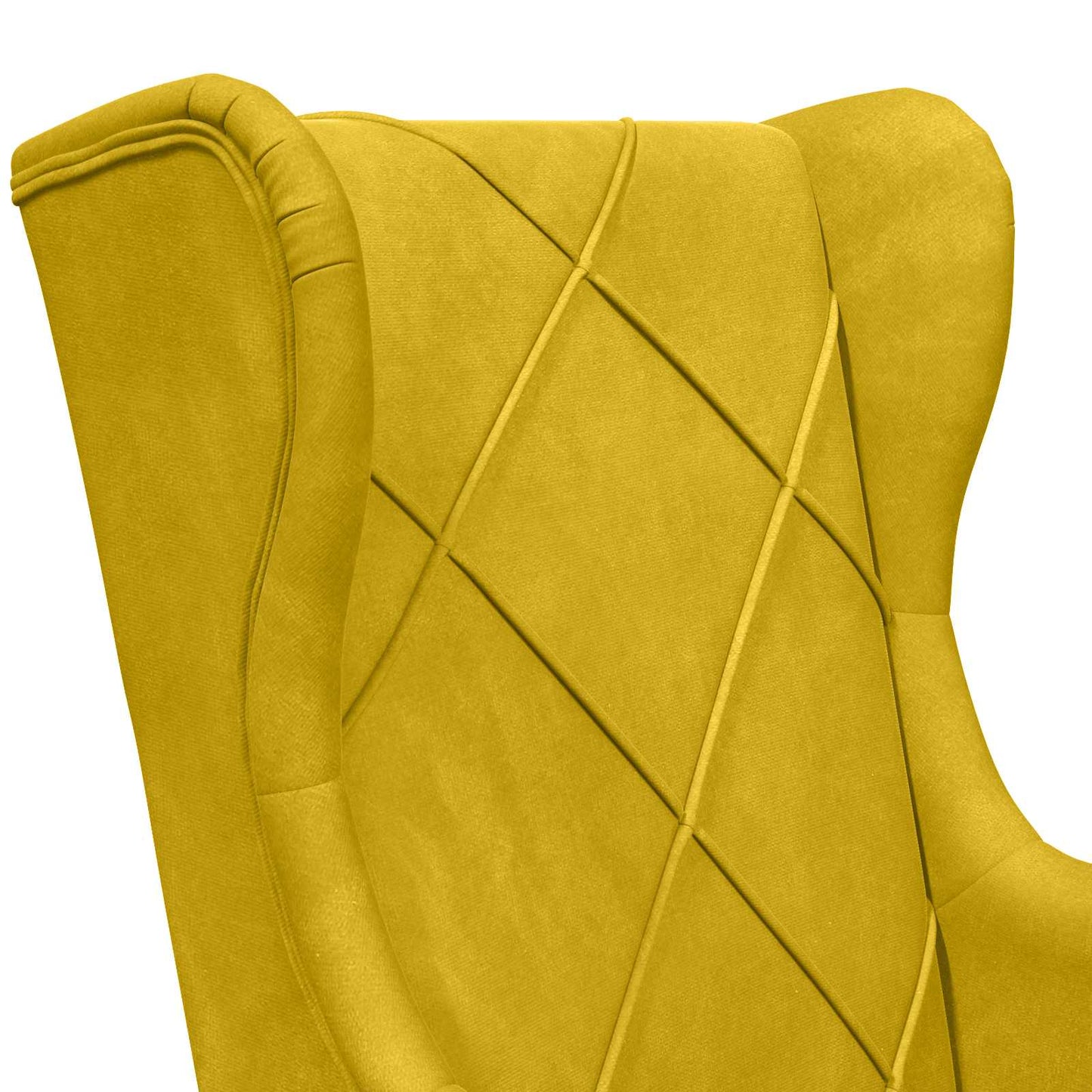 Poltrona Giallo Velluto