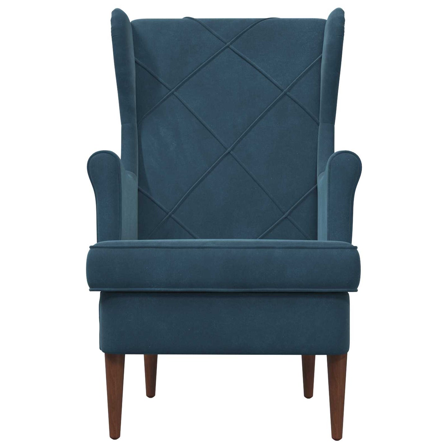 Poltrona Blu Velluto