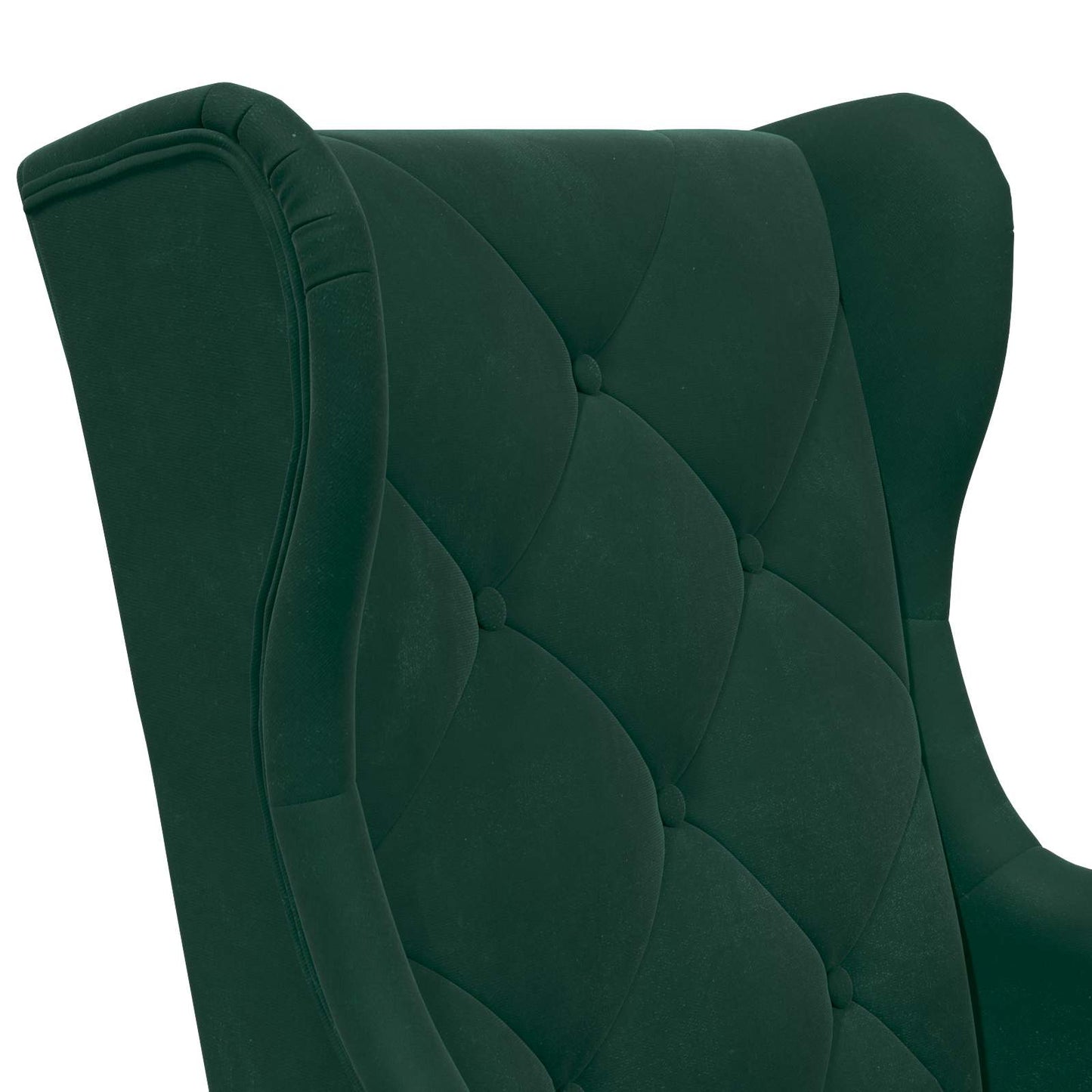 Poltrona Verde Scuro Velluto