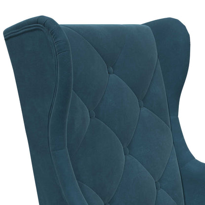 poltrona Blu Velluto | homemem39