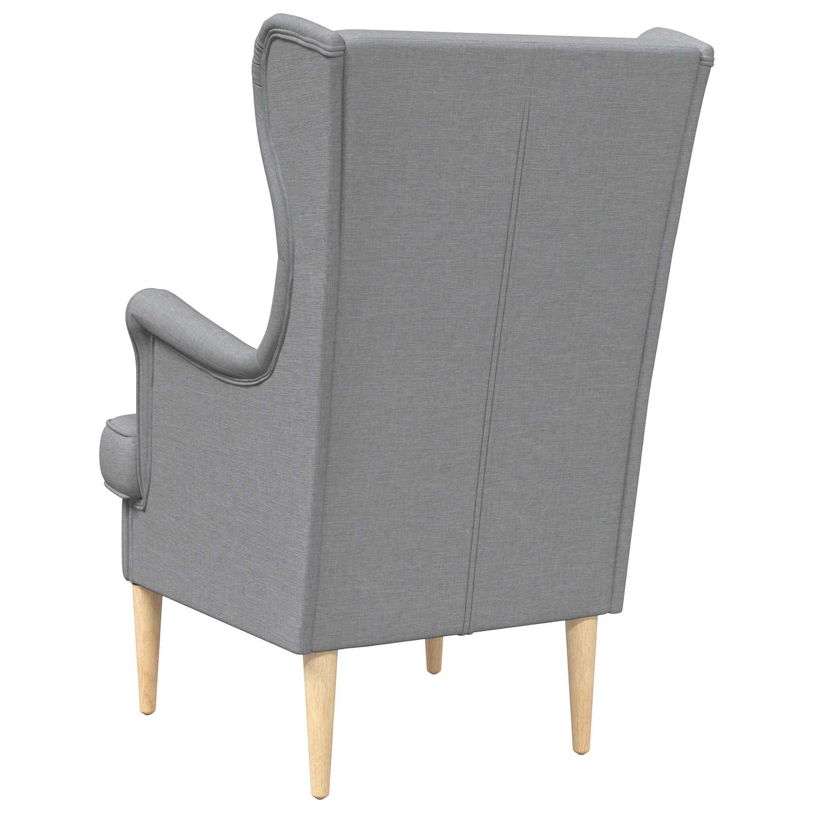 Poltrona Grigio Chiaro Tessuto | homemem39
