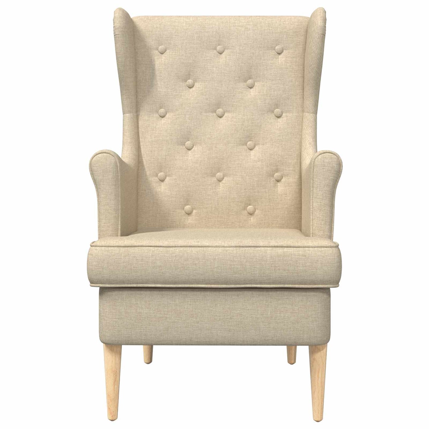 Poltrona Crema Tessuto