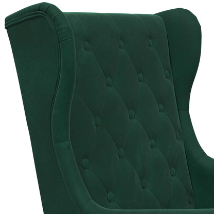 Poltrona Verde Scuro Velluto | homemem39