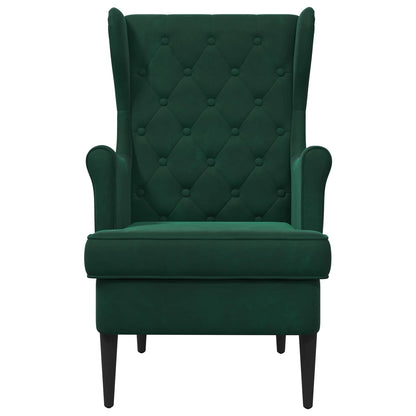 Poltrona Verde Scuro Velluto | homemem39