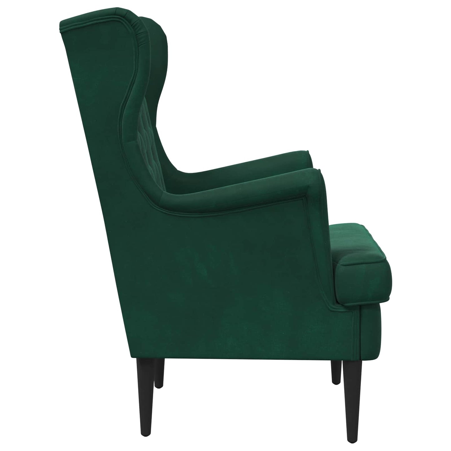Poltrona Verde Scuro Velluto | homemem39