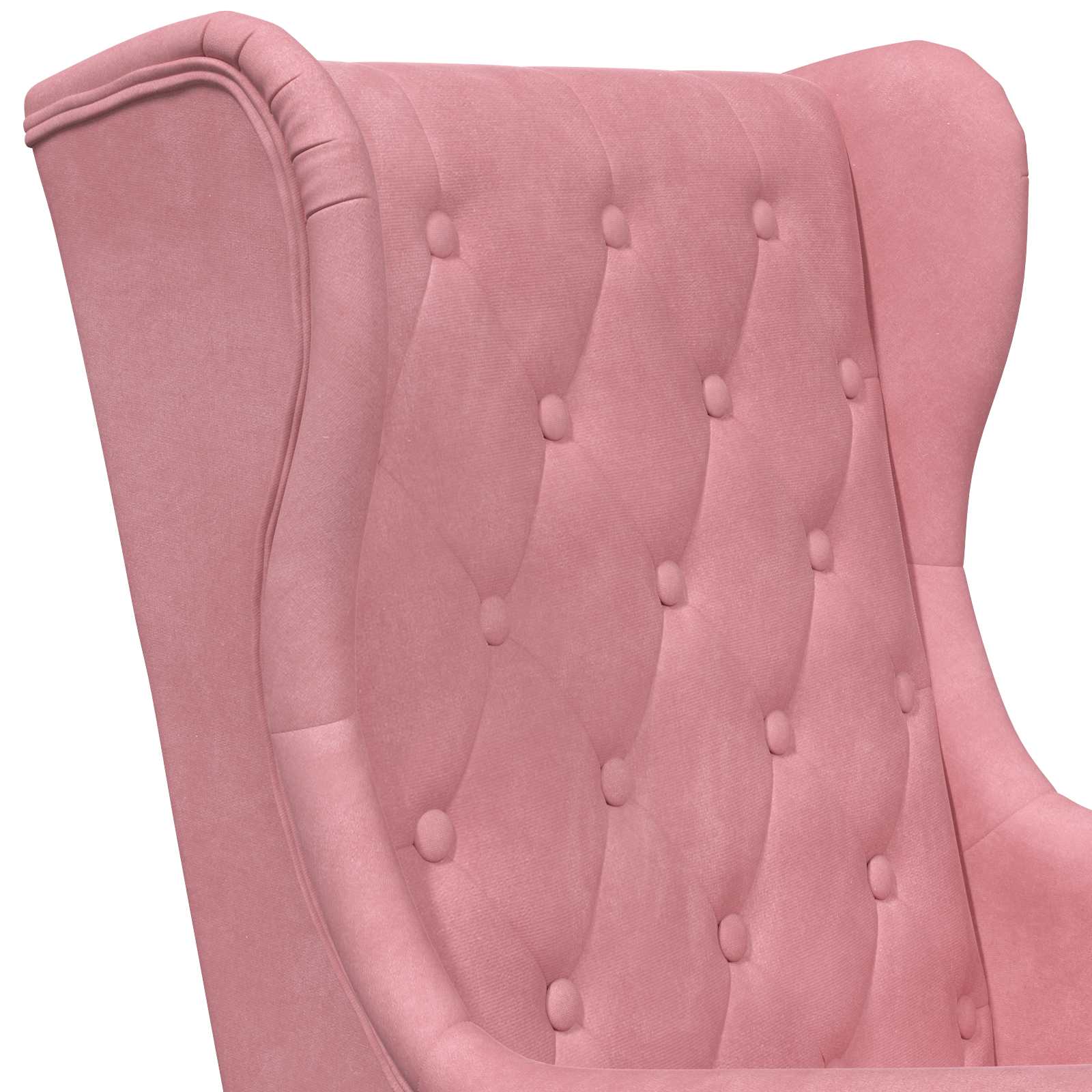 Poltrona Rosa Velluto | homemem39