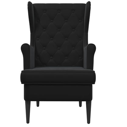 Poltrona Nero Velluto